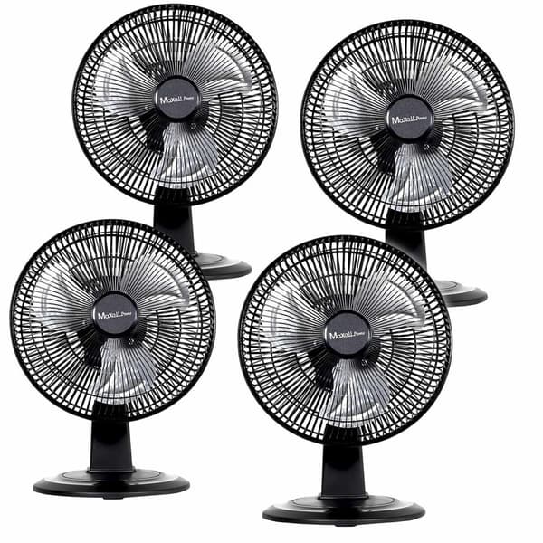 Pöytätuuletin, 3 nopeusasetusta, 45W teho, 180 asteen värähtely,4 kpl 45W ++ Edullinen, EU 4 Pc 45W ++ Cheap
