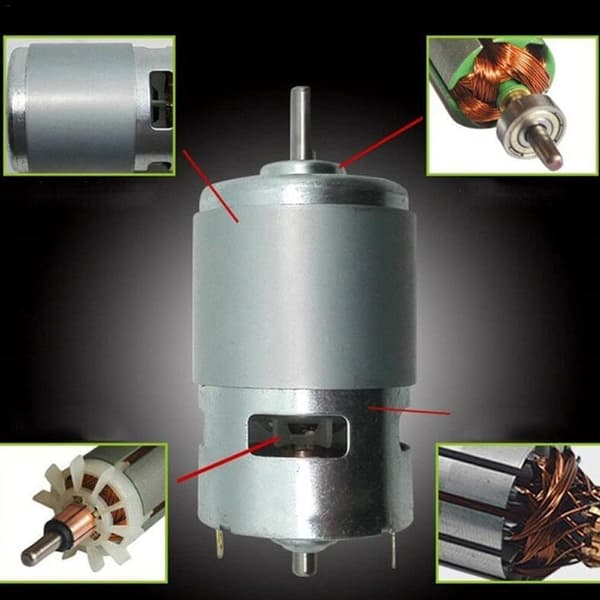 Ersättningsdel för M.C 12V 1.2A Effekt Hastighet Kraftig elmotor Stort vridmoment 12000/10000/6000 Rpm 5 Mm Axeldiameter (Typ: 775)