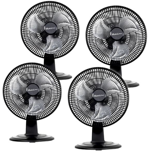 Pöytätuuletin, 3 nopeusasetusta, 45W teho, 180 asteen värähtely,4 kpl 45W ++ Edullinen, EU