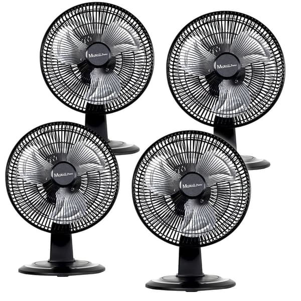 Pöytätuuletin, 3 nopeusasetusta, 45W teho, 180 asteen värähtely,4 kpl 45W ++ Edullinen, EU