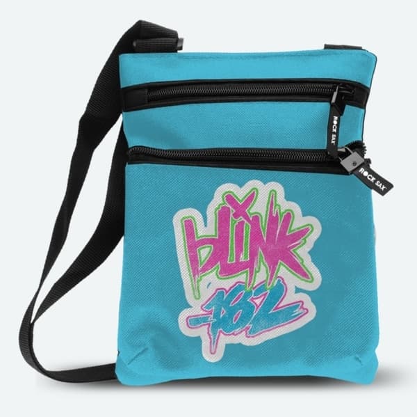 Väska (body bag): Blink 182 - Logo Blue