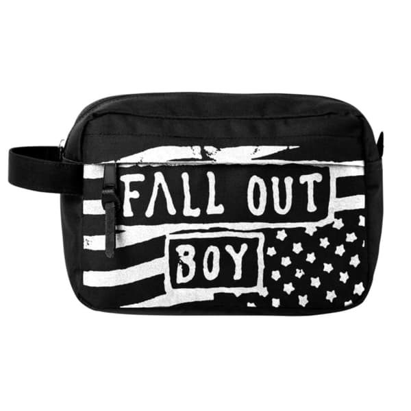 Midjeveske (wash bag): Fall Out Boy - Flag