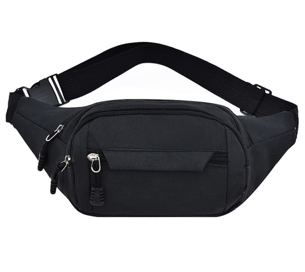 Waist Bag - 3 rum i forskellige farver Svart Svart
