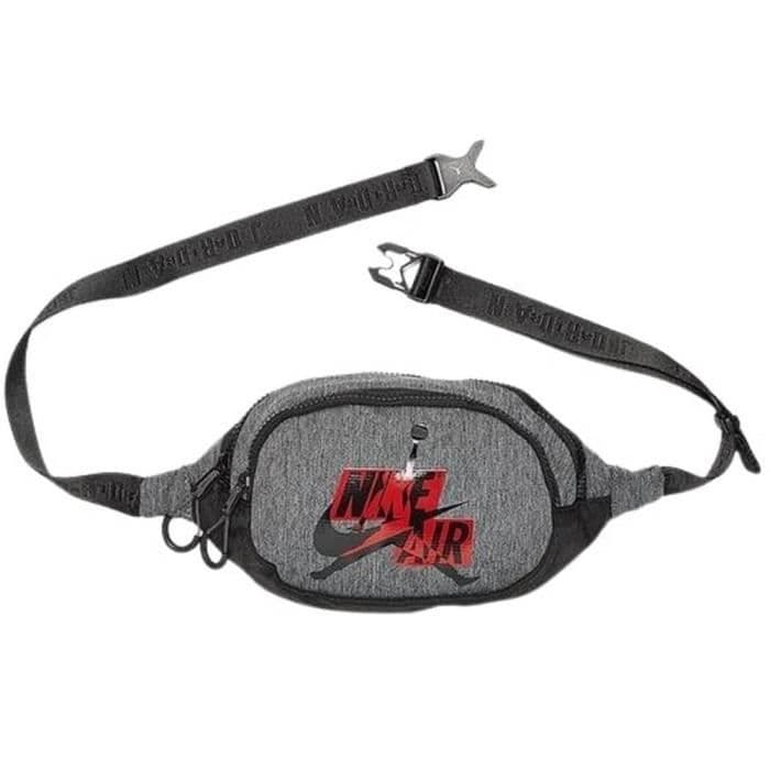 Nike Jordan Crossbody Grå midjeväska för män