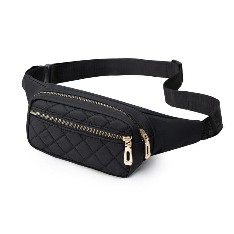 Crossbody väska midjeväska - Svart
