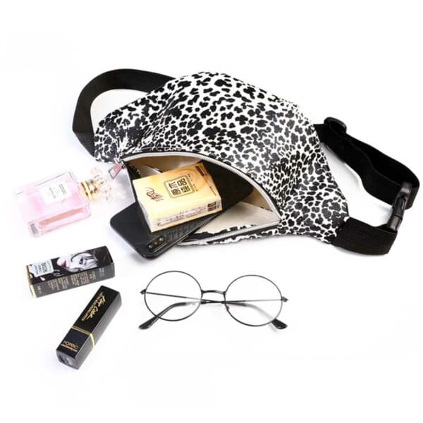 Midjepose Magbag Cross Body Bum Bag Leopard