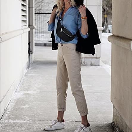 Oxford Cloth Fanny Pack Casual midjeveske for reiseshopping