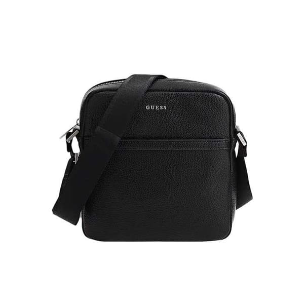Sacoche - Guess jeans - Man - PU Leather - Black - 22x24x5 cm