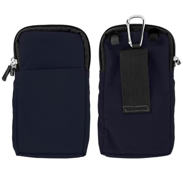 Multipocket Axelväska Marinblå - Karbinhake / Bältesögla