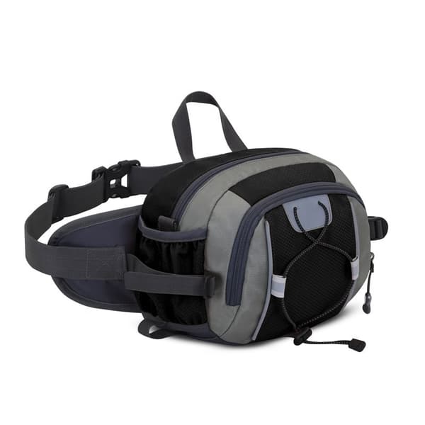 INF Sports Kettle Fanny Pack monitoiminen vedenpitävä Musta