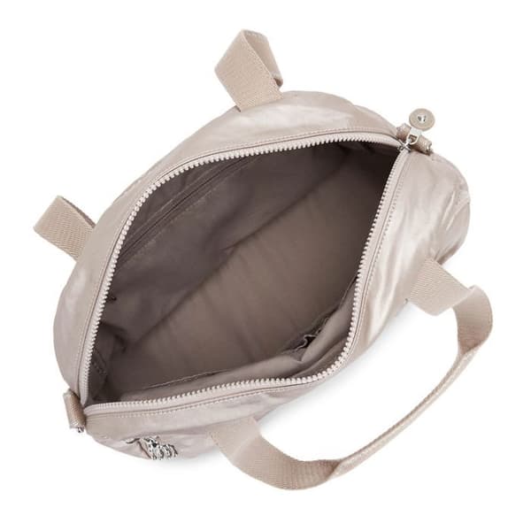 Crossbody axelväska - Kipling - Cool Defea Medium - Beige - 100% polyamid - 38x21x9,5cm