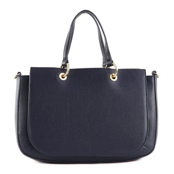 TOMMY HILFIGER TH Emblem Satchel Rymdblå [216225] - axelväska med rem väska