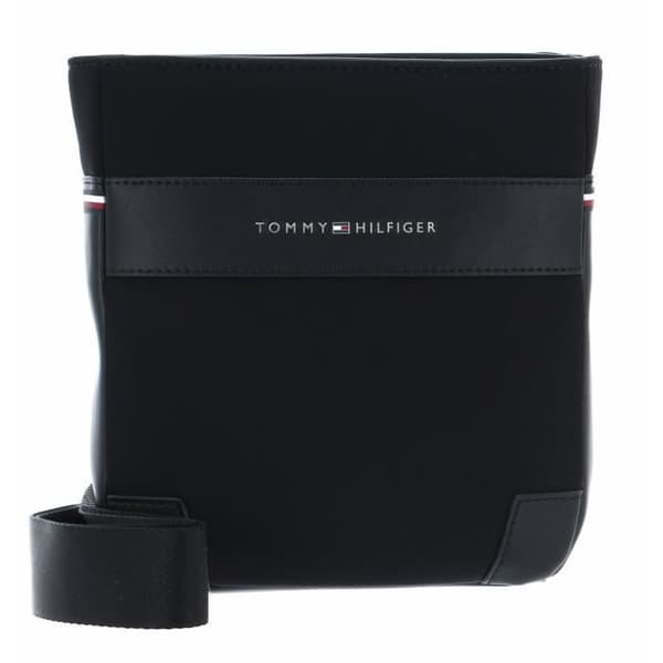 TOMMY HILFIGER TH Urban Nylon Mini Crossover Svart [200136] - axelremsväska väska