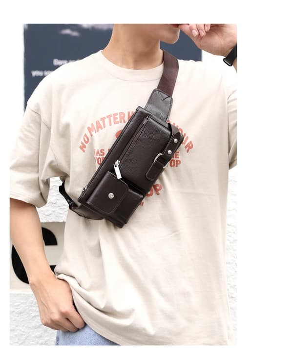 INF Business messenger bag skulderveske midjeveske