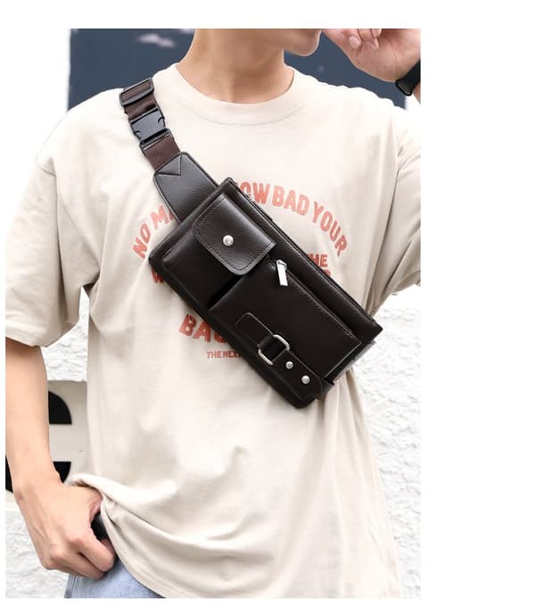 INF Business messenger bag skulderveske midjeveske