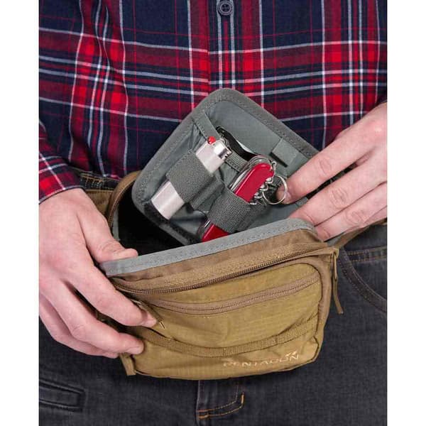 Pentagon Midjepaket Protean Beige,Brun