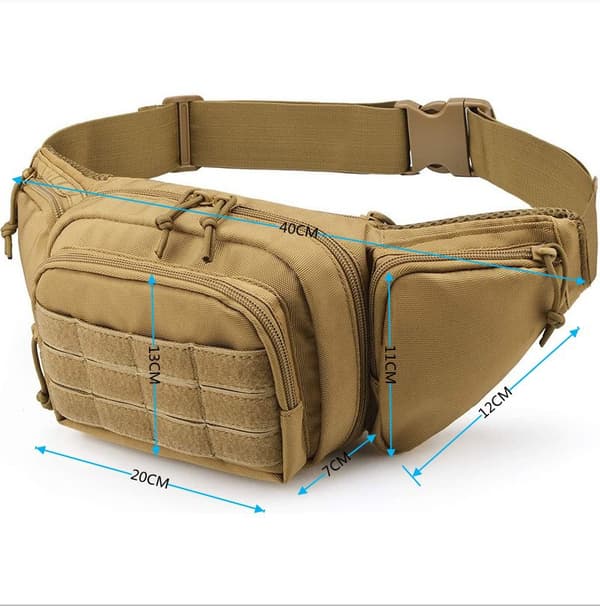 Midjeväska för Tactical Outdoor 800D Oxford Cloth