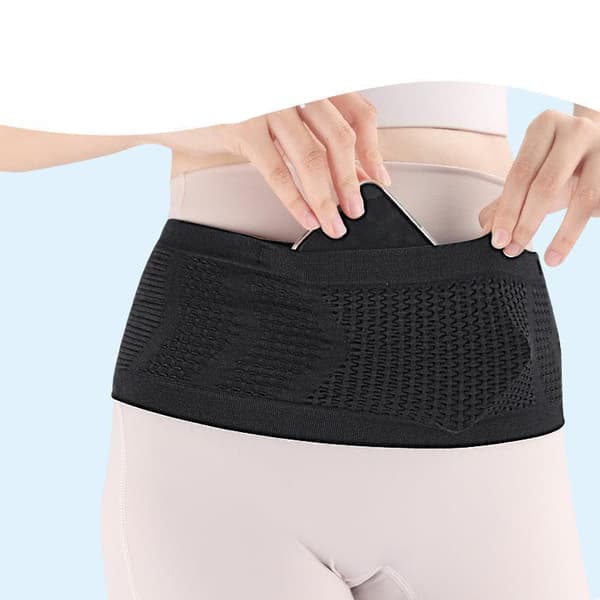 INF Running Fanny Pack dold ventilerande stickad midjeväska