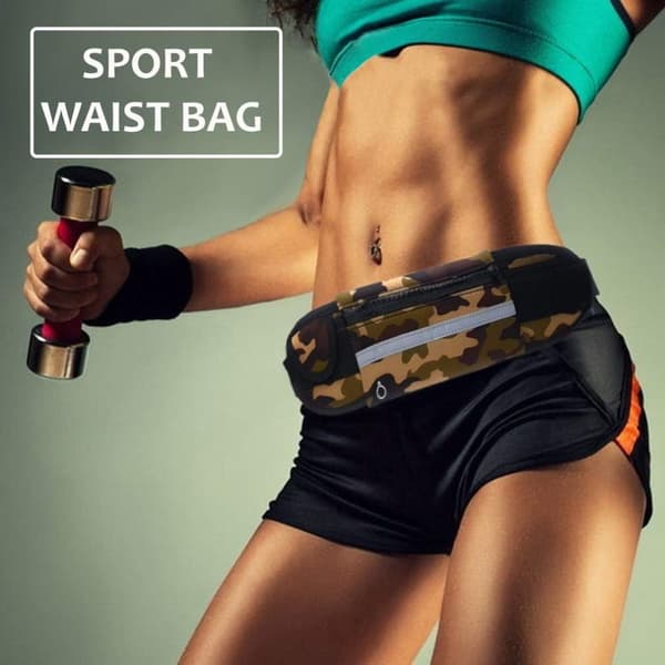 Sportmidjeväska Kamouflage 2-pack SESAGON