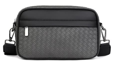 INF Ny utendørs crossbody-skulderveske for menn Grå