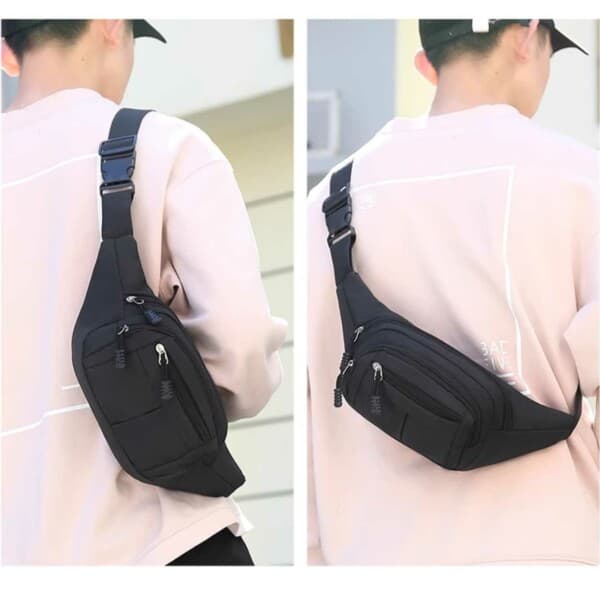 Midjeveske Cross Body Bag Sort