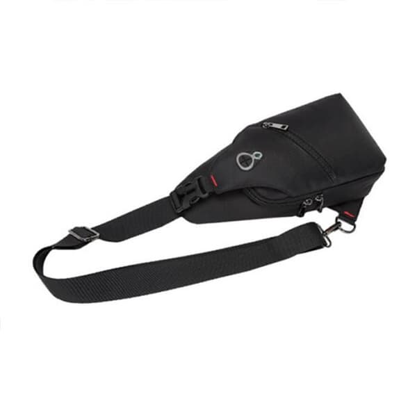 Herrväska - Svart - Vattentät - Oxford-tyg - 16x8x33 cm - Casual sport
