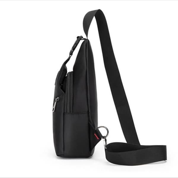 Herrväska - Svart - Vattentät - Oxford-tyg - 16x8x33 cm - Casual sport