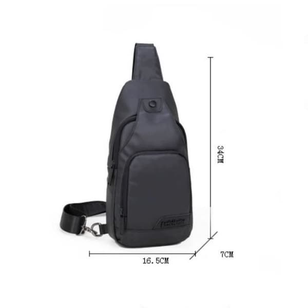 Bröstväska för män Oxford Axelväska i tyg Messenger Bag