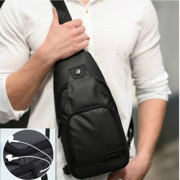 Bröstväska för män Oxford Axelväska i tyg Messenger Bag
