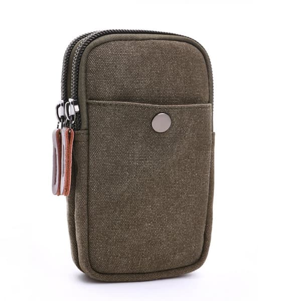 INF Trendy avslappet midjeveske for menn Canvas