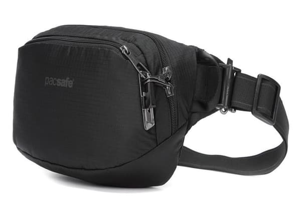 pacsafe vibe 100 marsupio (kolsvart)