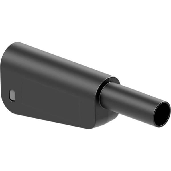 Stäubli SLQ-4N-46 Hansäkerhetsbananplugg Stift Ø: 4 mm Svart 1 st.
