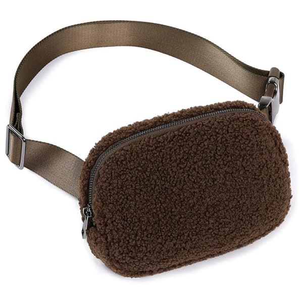 INF Justerbar midjeveske Fashion Fanny Pack Brun