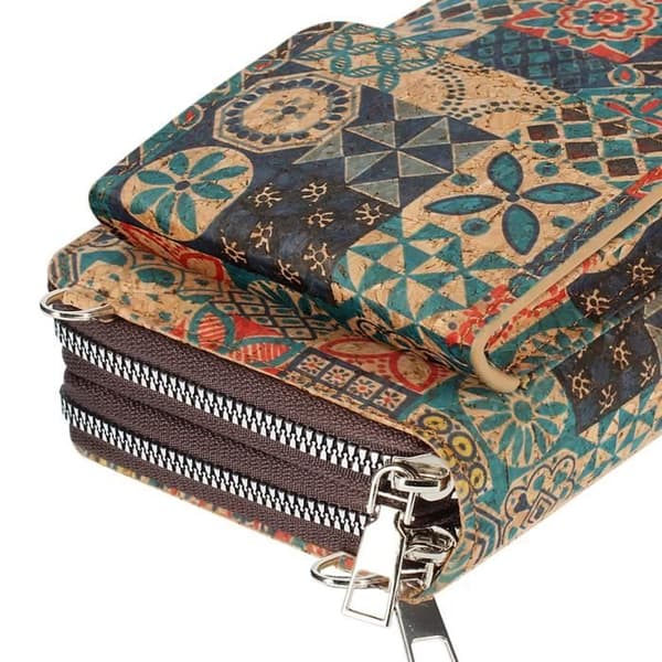 Sacoche - AVIZAR - Motif Keramik - Kork - 3 Magnetfickor - Ekologiskt ansvarig