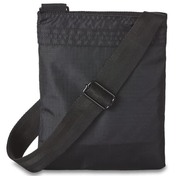 Axelremsväska - DAKINE - Jive - 20 cm - Svart och grå - Belagd canvas - Axelrem med dragkedja