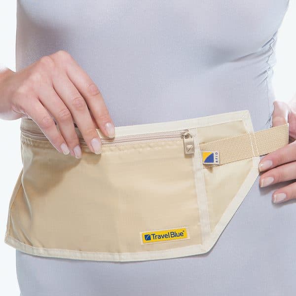 Money Belt DL, mix color Beige & Black