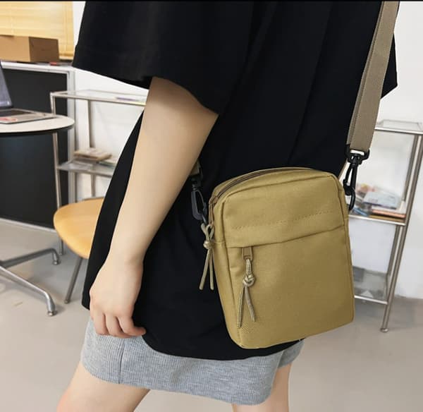 INF Stilfuld Nylon Crossbody Telefon Taske