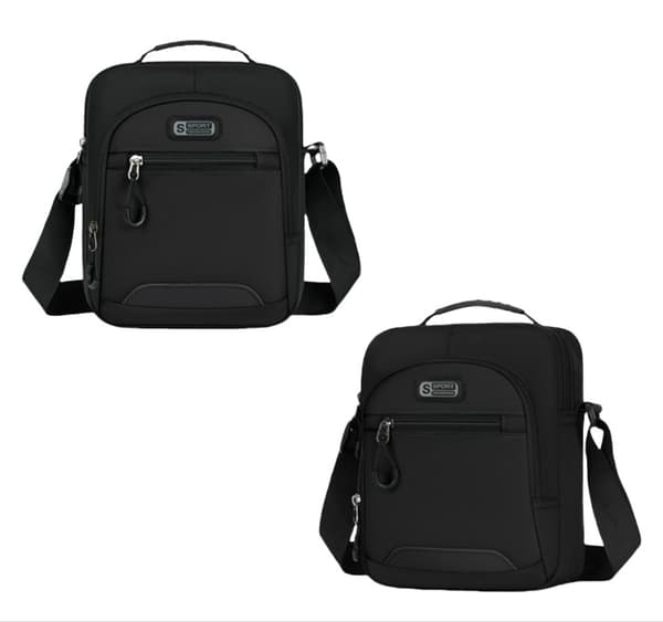 INF Herreveske, Oxford Crossbody Skulderveske for Telefon og Lommebok