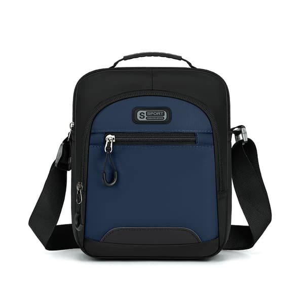 INF Herreveske, Oxford Crossbody Skulderveske for Telefon og Lommebok Blå