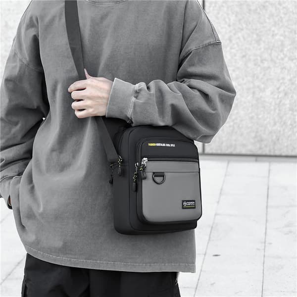 INF Herreveske, Vannbestandig Oxford Stoff Messenger Bag