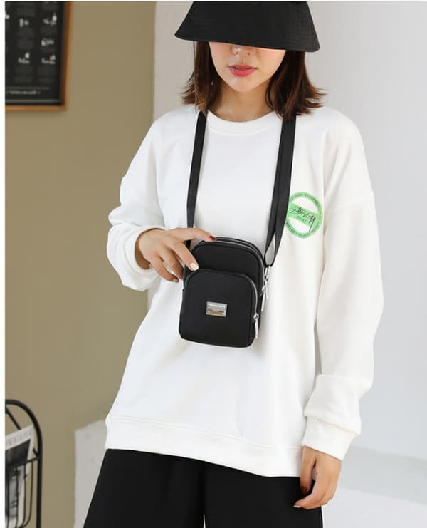 INF Nylon Crossbody Telefontaske - Mini Skuldertaske til Kvinder