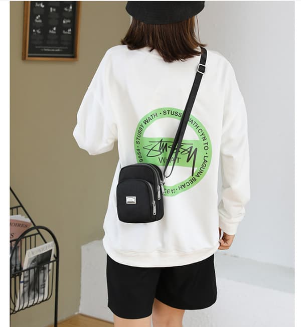 INF Nylon Crossbody Telefontaske - Mini Skuldertaske til Kvinder