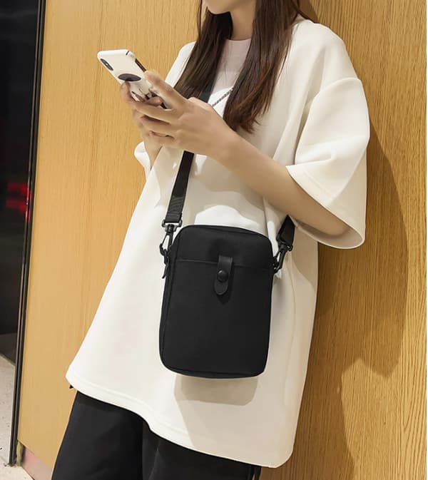 INF Herre Crossbody-taske i kanvas