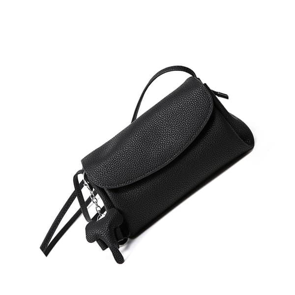 INF Crossbody-taske i ægte læder til kvinder, lille skuldertaske