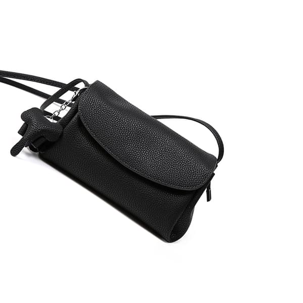 INF Crossbody-taske i ægte læder til kvinder, lille skuldertaske