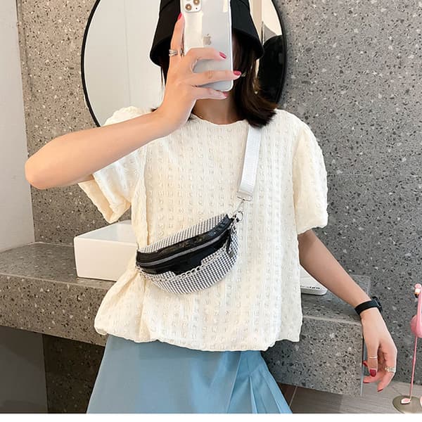 INF PU-läder Crossbody-väska för kvinnor