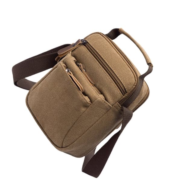 INF Herre lærred sling bag, crossbody skuldertaske