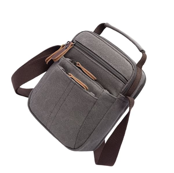 INF Herre lærred sling bag, crossbody skuldertaske