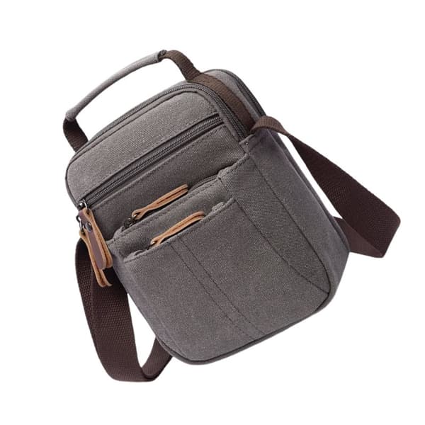 INF Herre lærred sling bag, crossbody skuldertaske