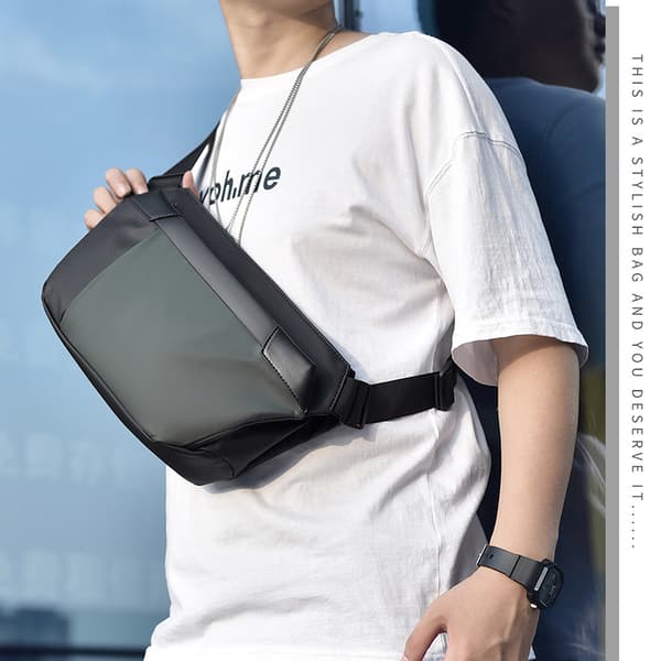 INF Brysttaske - Stilfuld og praktisk crossbody-taske til mænd